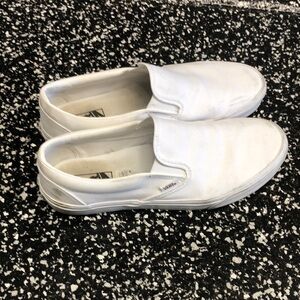 Vans Classic White Slip-On Shoes